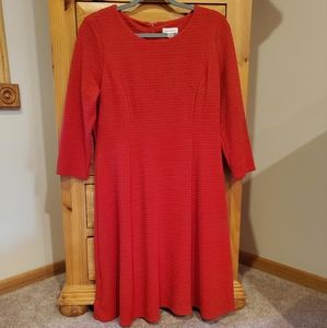 Calvin Klein Red Dress sz 12